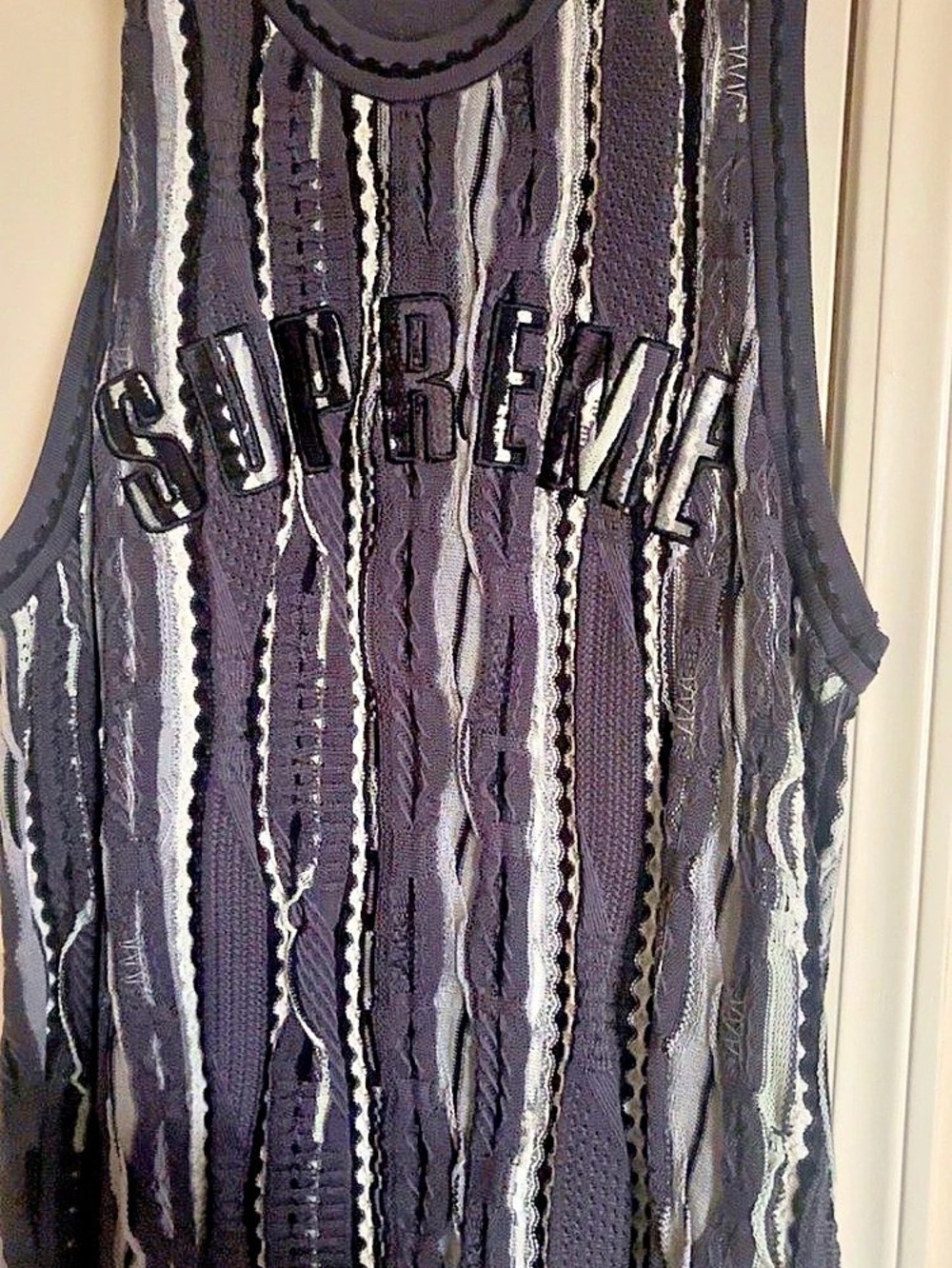 Coogi Supreme Tank Top in Black & Gray Large NWT…… Got the wrong size!